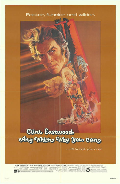 any which way you can 1980 one sheet poster folded